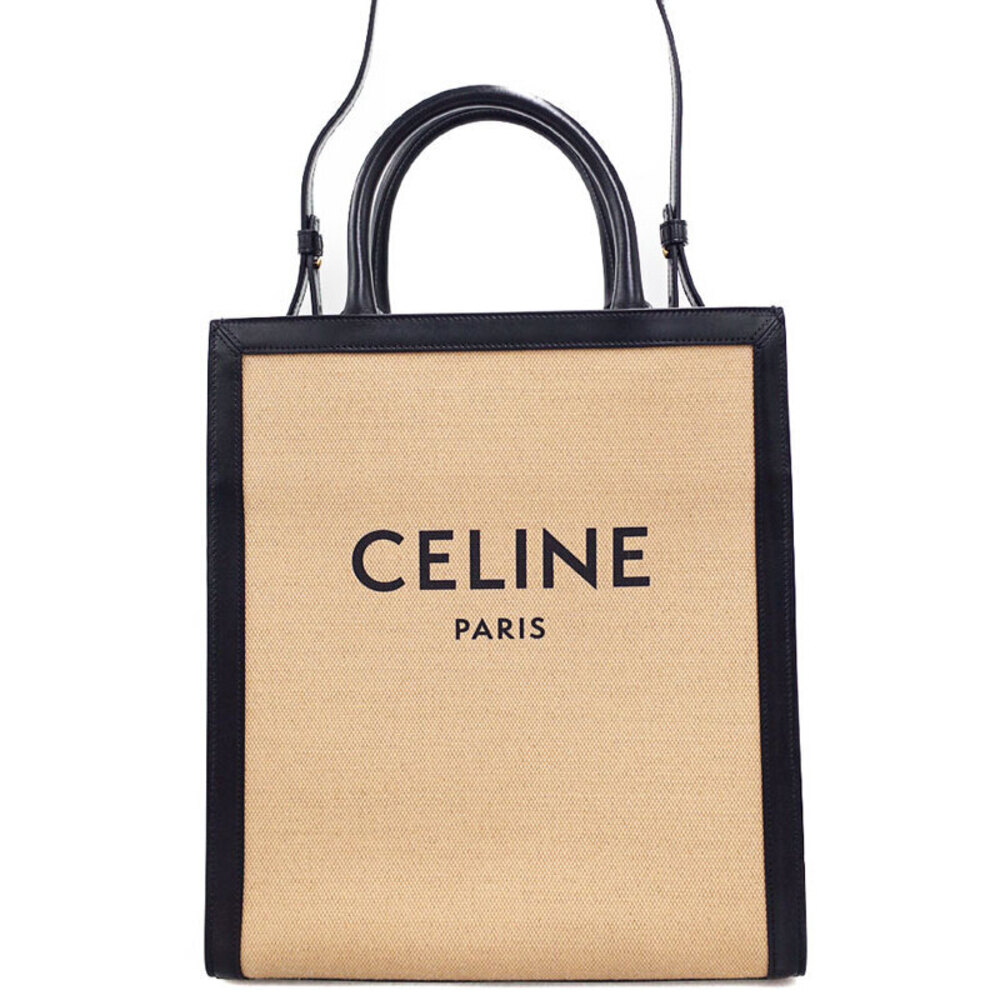 Celine Vertical Cabas tote Leather 2Way Bag